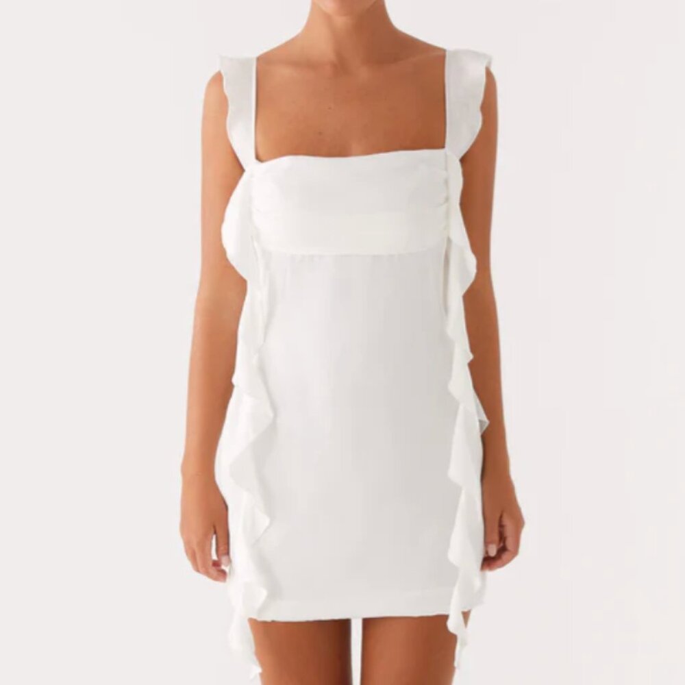 Peppermayo Exclusive - Beckham Mini Dress - White
